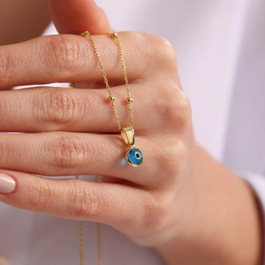 COLORFUL EVIL EYE NECKLACE