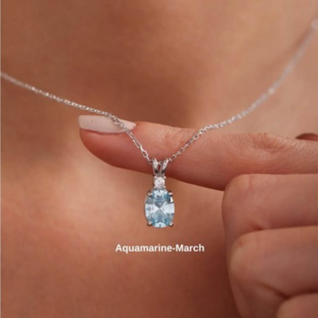 BIG BIRTHSTONE KOLYE