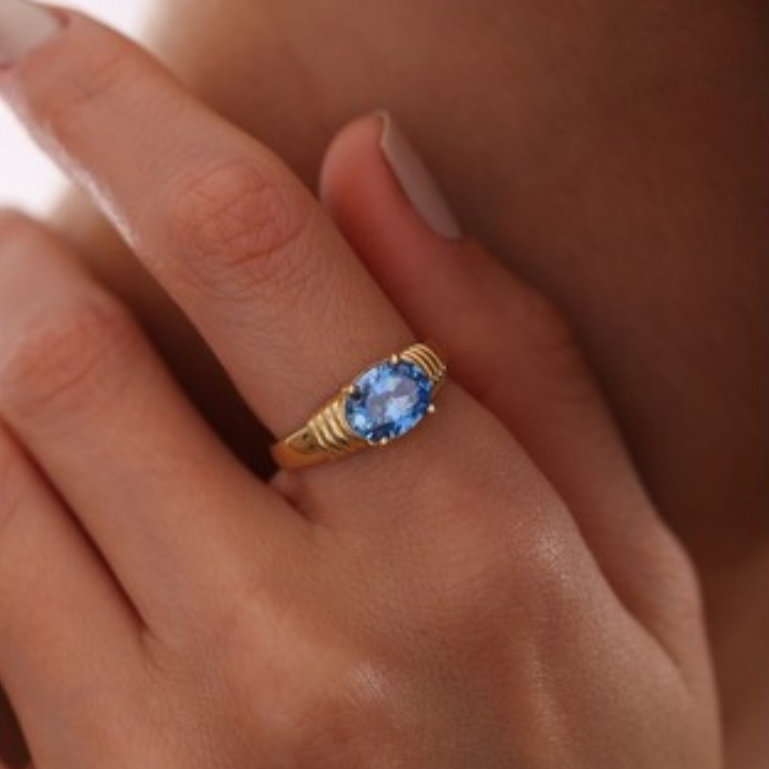 BIG BIRTHSTONE YÜZÜK