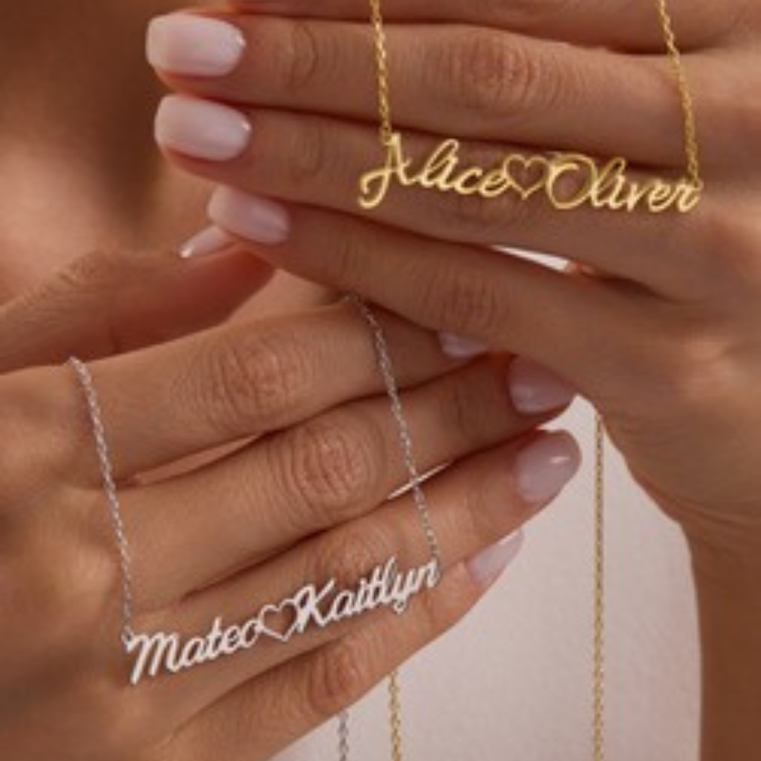HEART NAME KOLYE