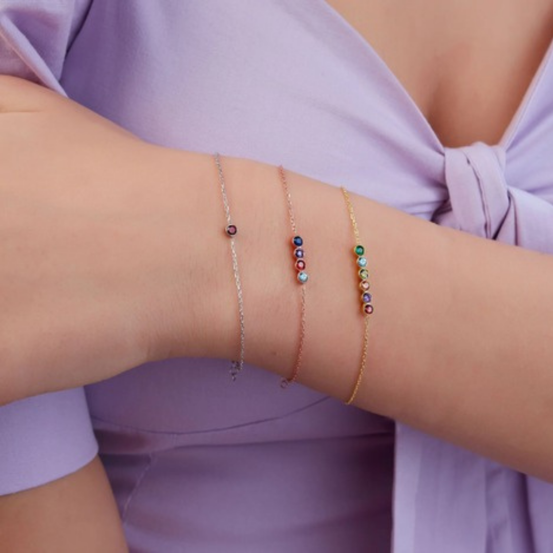 3MM BIRTHSTONE BİLEKLİK