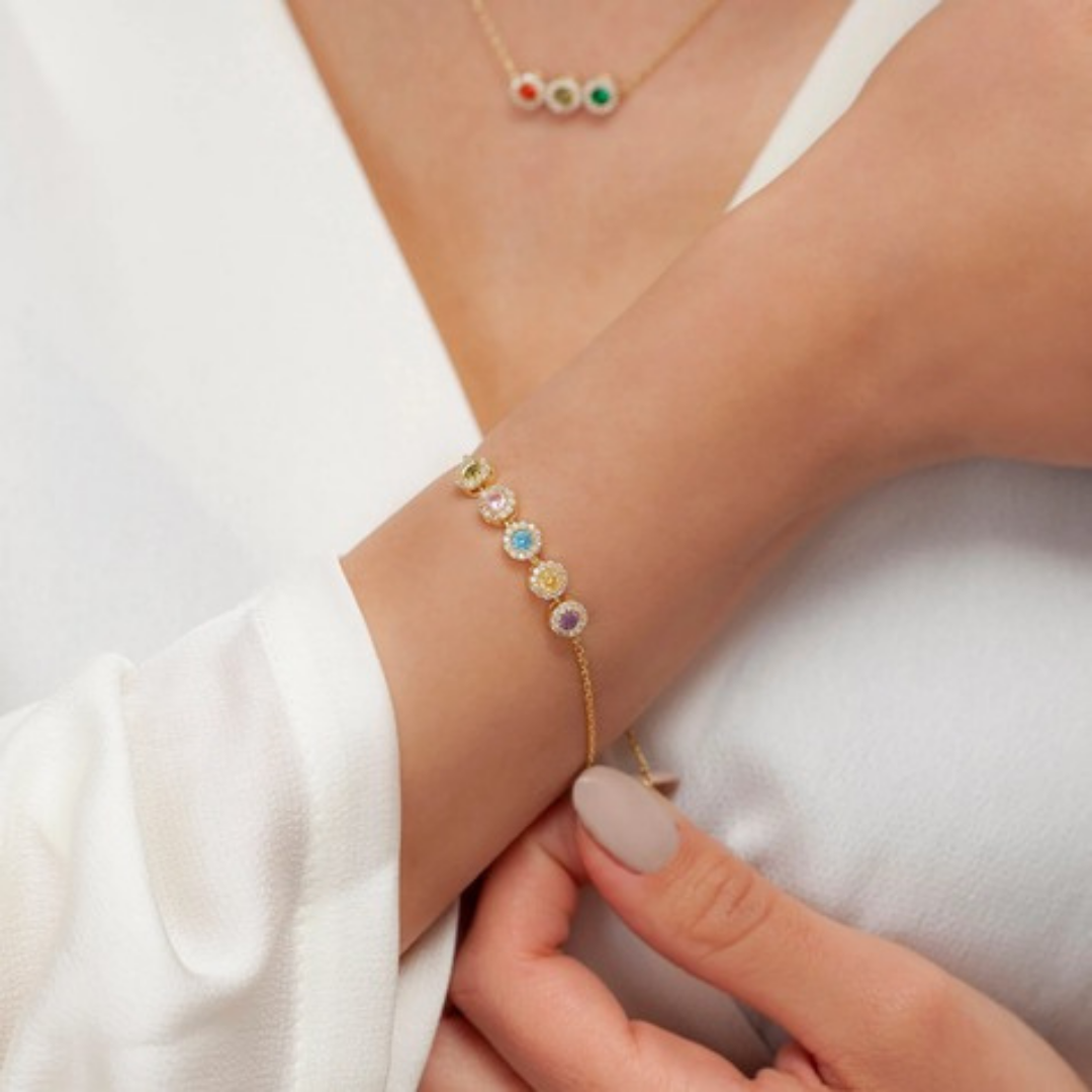 WITH BIRTHSTONE KOLYE