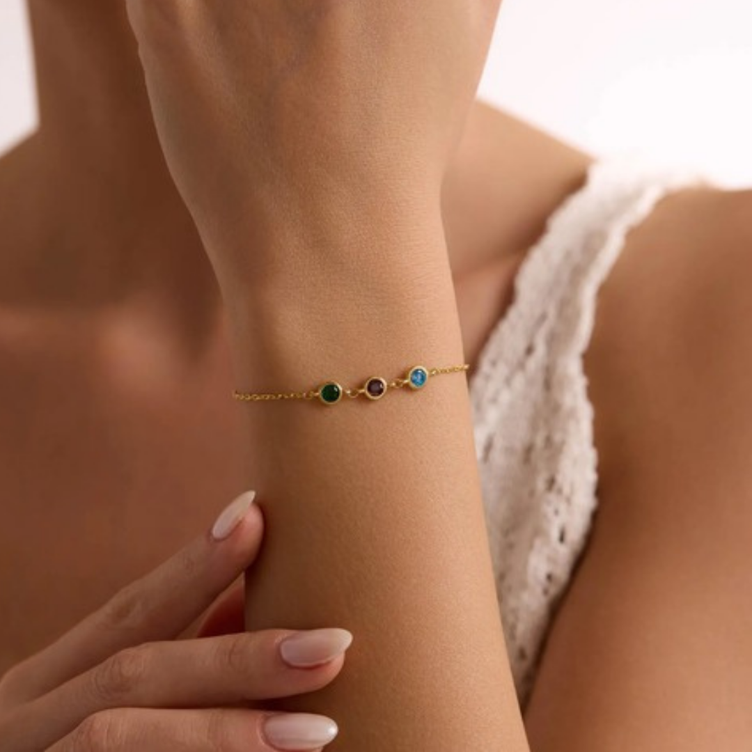 4MM BIRTHSTONE BRACELET