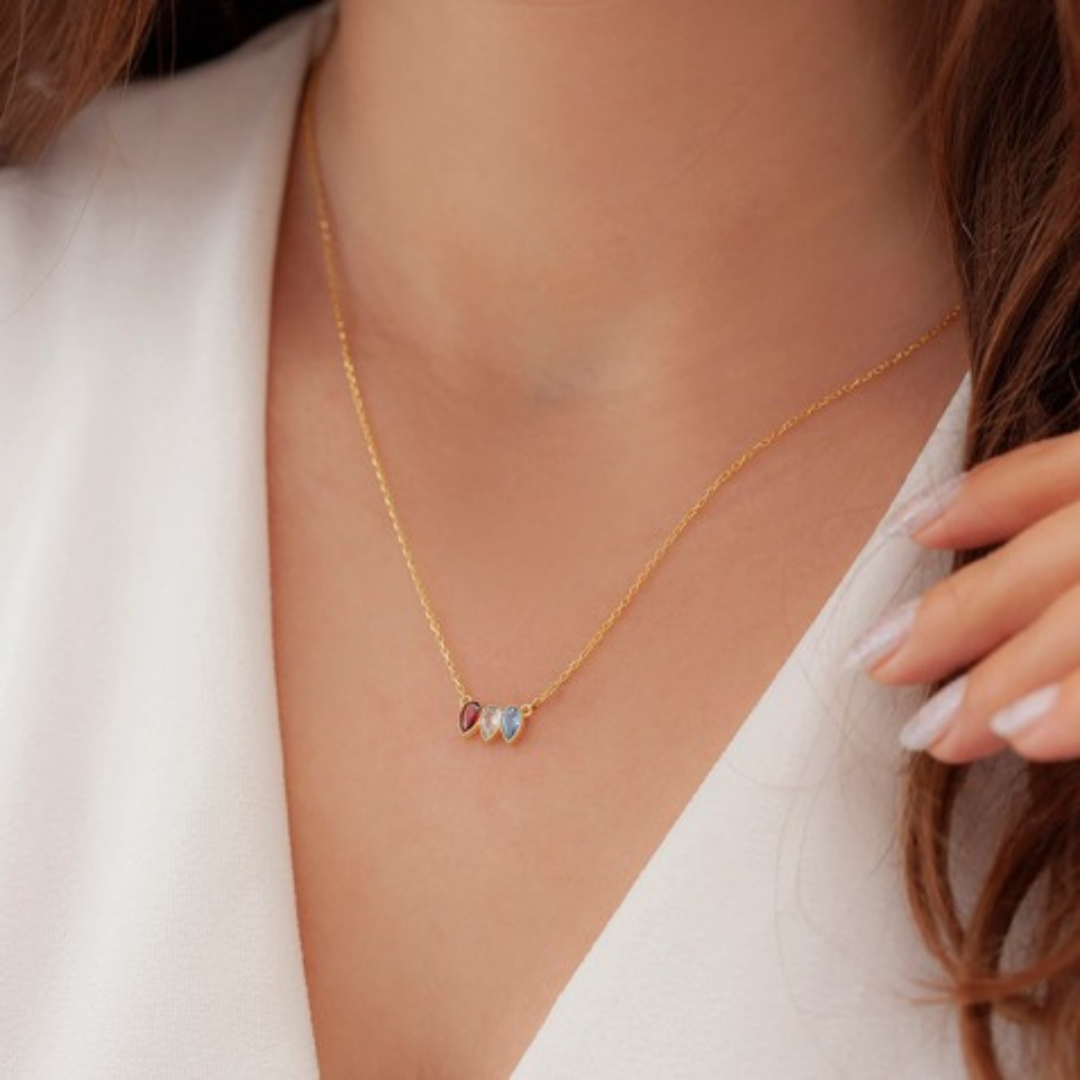 DROP BIRTHSTONE KOLYE