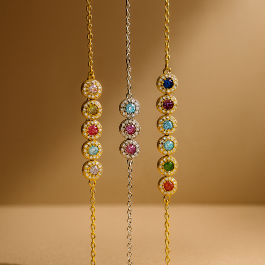 WITH BIRTHSTONE KOLYE