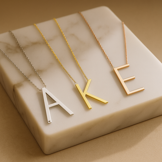 CAPITAL LETTER NECKLACE