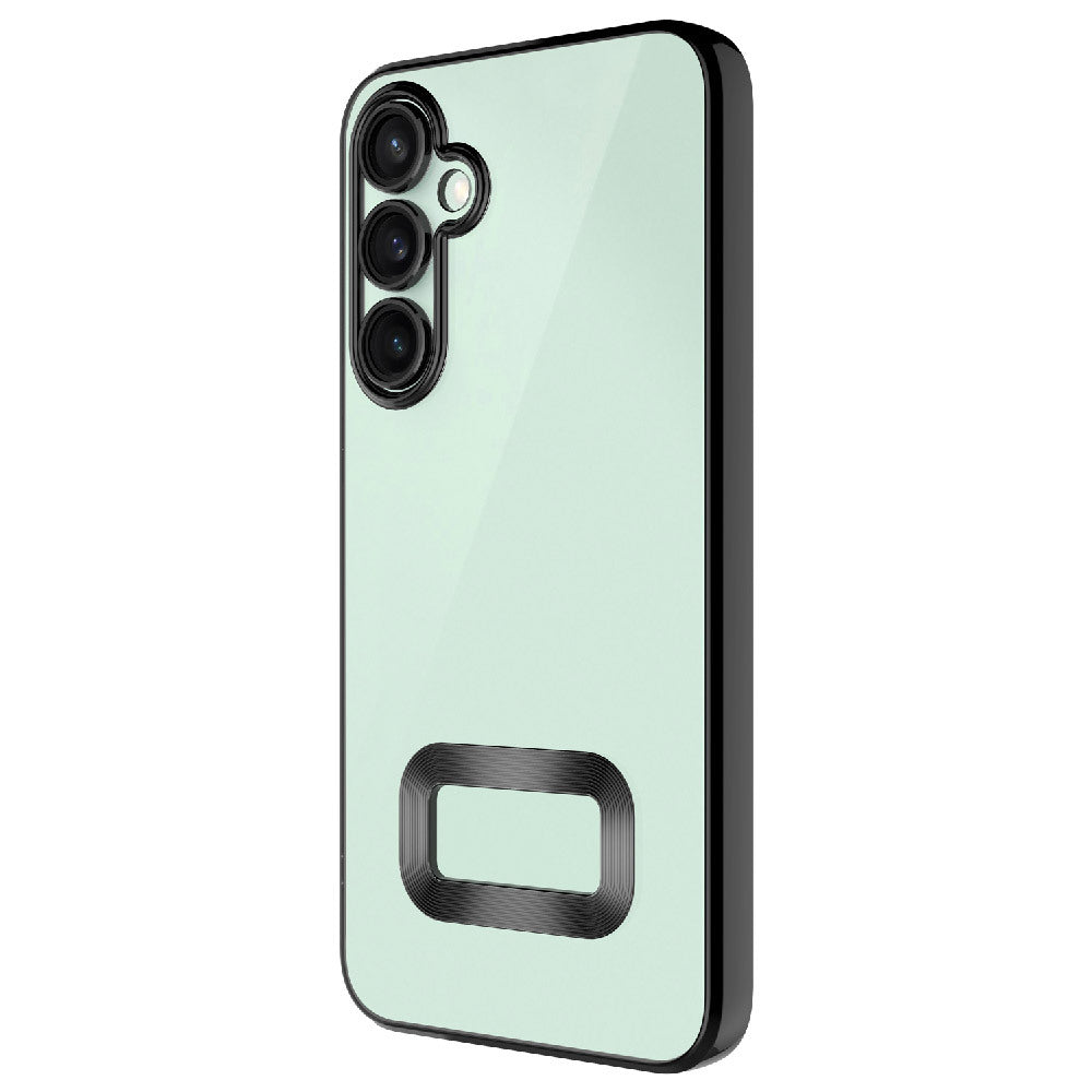 Galaxy A26 Case Camera Protection Logo Showing Zore Omega Cover Black