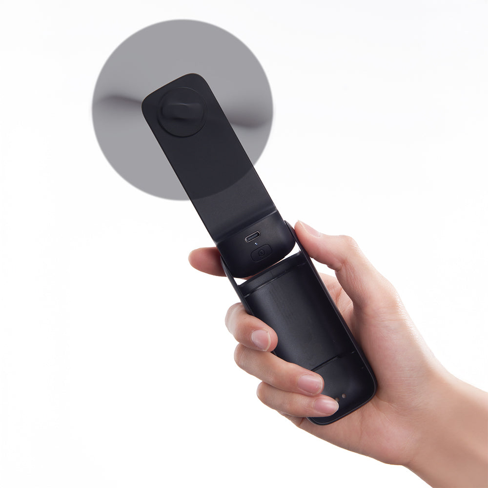 Aecooly PF01 Foldable 3-Stage Portable Cooling Hand Fan Black
