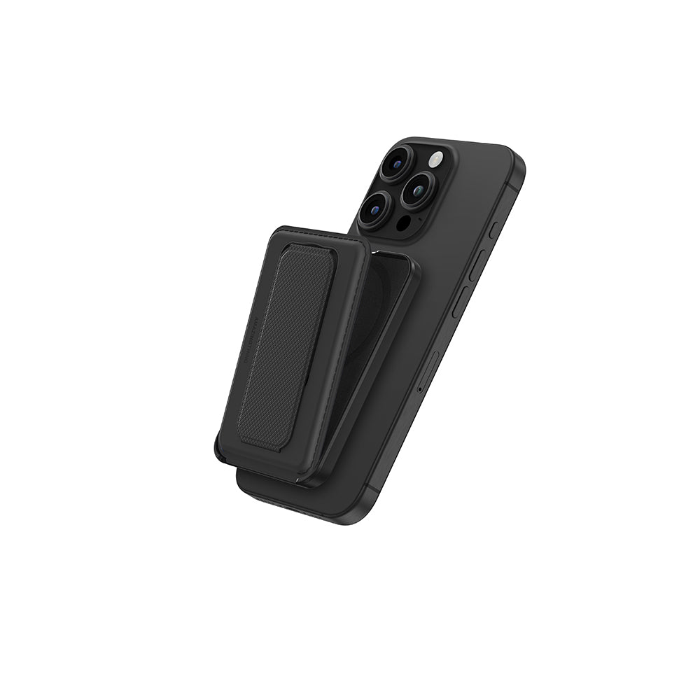 Amazingthing Glamour Link Functional Versatile Magnetic Card Holder with Grip Stand Blue