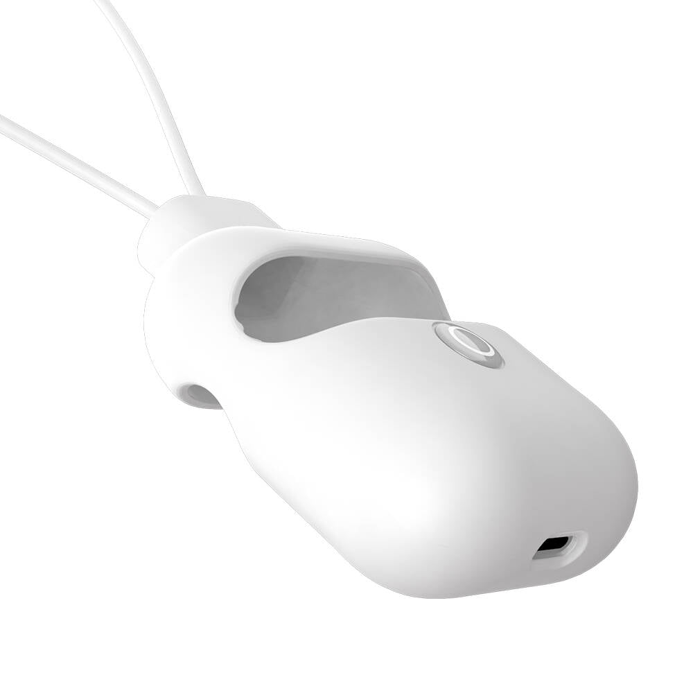 Apple Airpods 2nd Generation Case with Neck Strap Jelly Bean Design Wireless Charging Licensed Switcheasy ColorBuddy Cover White