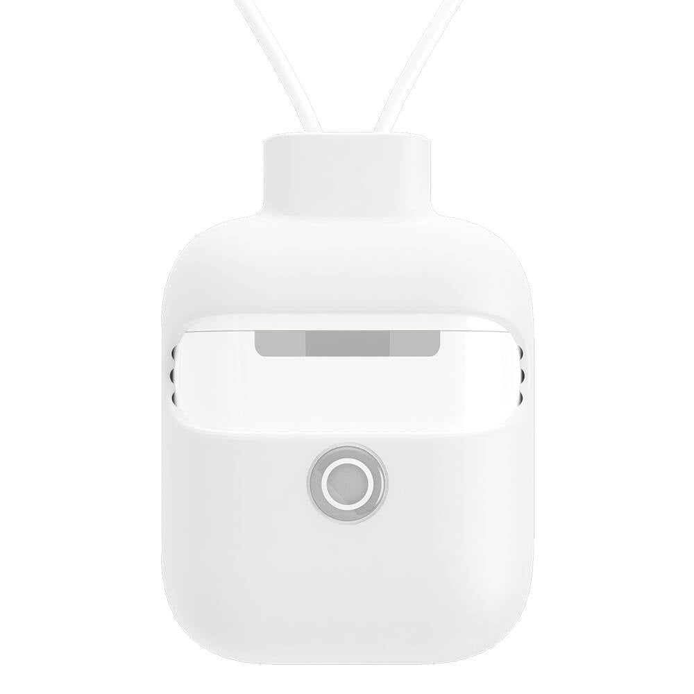 Apple Airpods 2nd Generation Case with Neck Strap Jelly Bean Design Wireless Charging Licensed Switcheasy ColorBuddy Cover White