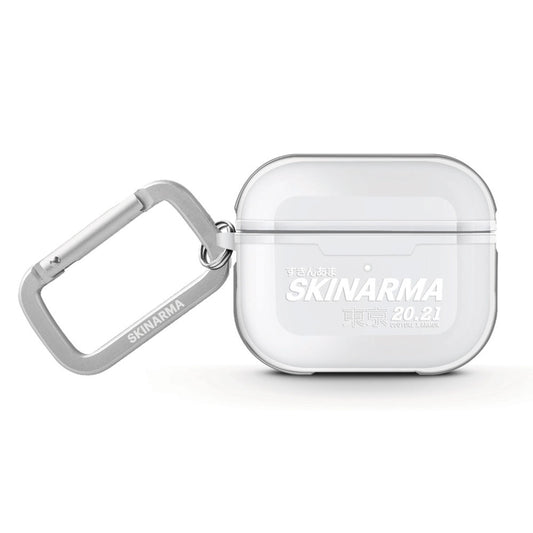 Apple Airpods 3. Nesil Kılıf SkinArma Transparan Mat Tasarım Kinzoku Kılıf Beyaz