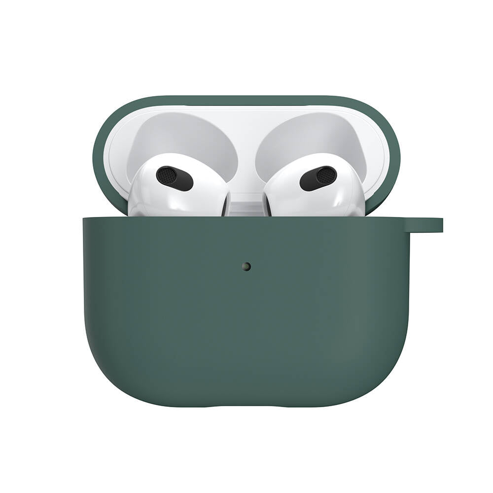 Apple Airpods 3rd Generation Case Soft Touch Liquid Silicone Design Licensed Switcheasy Skin Cover Green