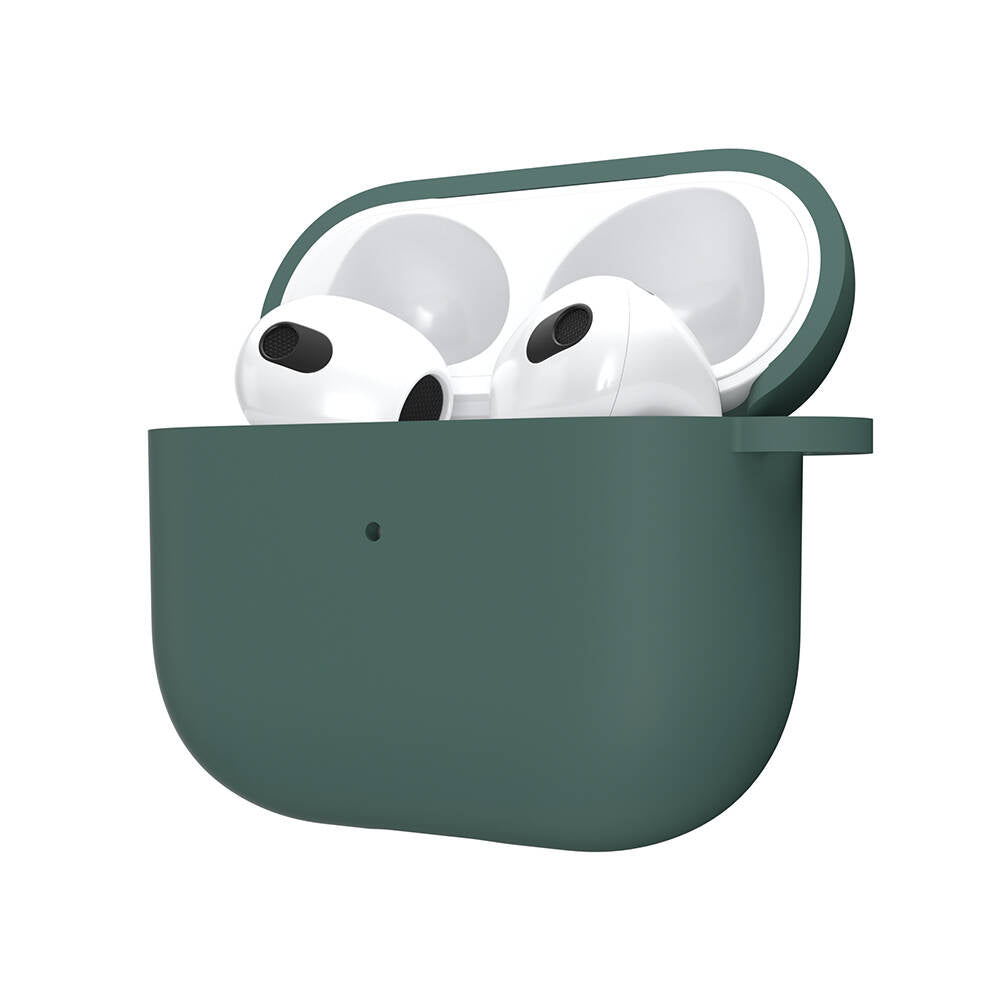 Apple Airpods 3rd Generation Case Soft Touch Liquid Silicone Design Licensed Switcheasy Skin Cover Green