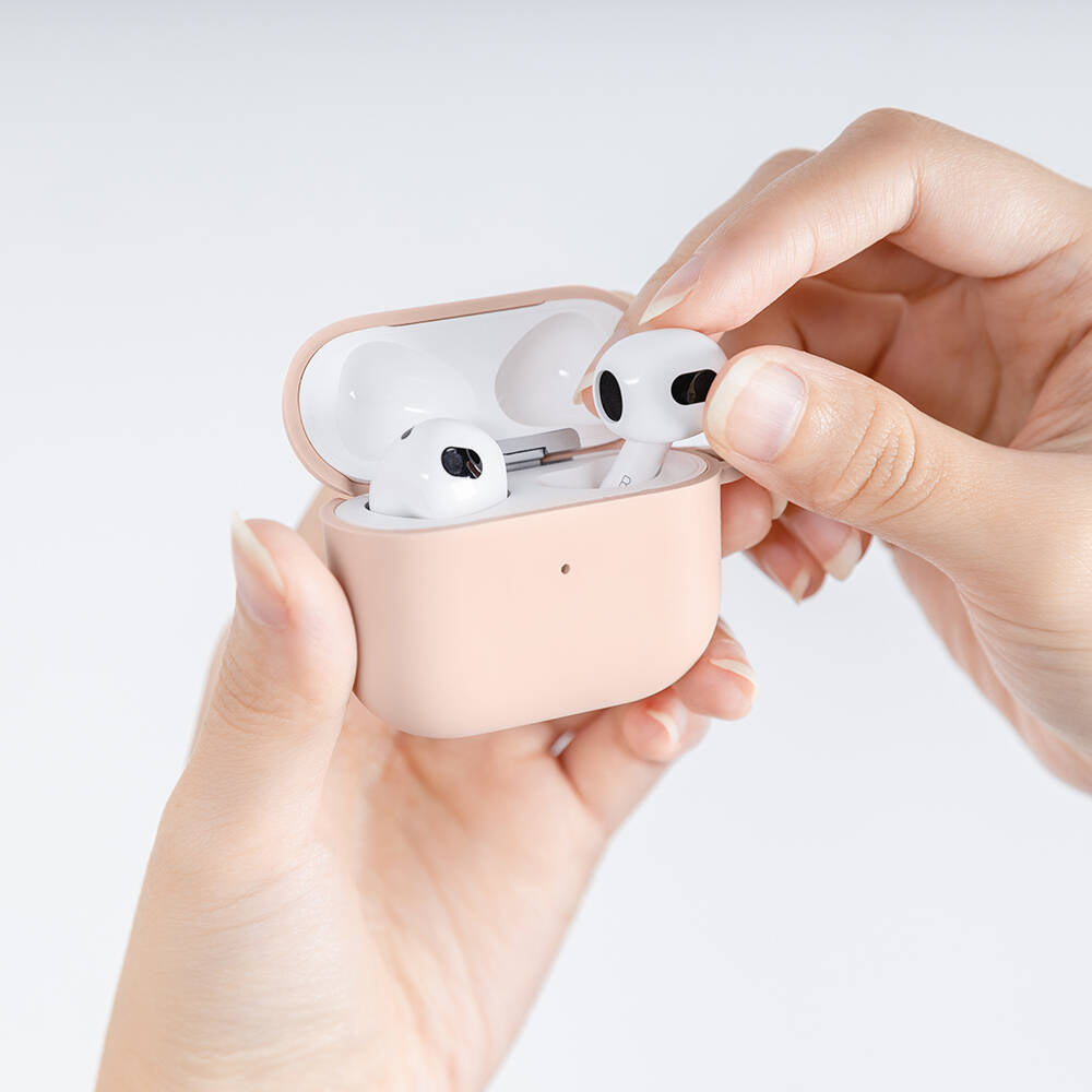 Apple Airpods 3rd Generation Case Soft Touch Liquid Silicone Design Licensed Switcheasy Skin Cover Pink