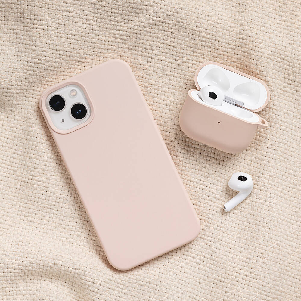 Apple Airpods 3rd Generation Case Soft Touch Liquid Silicone Design Licensed Switcheasy Skin Cover Pink