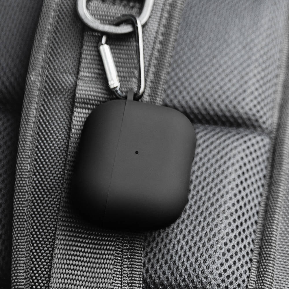 Apple Airpods 3rd Generation Case Soft Touch Liquid Silicone Design Licensed Switcheasy Skin Cover Black
