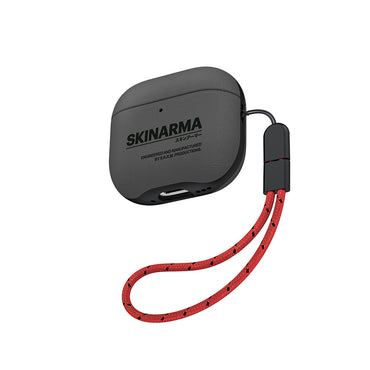 Apple Airpods 4 Case Skinarma PU Leather Design Spunk Case Blue