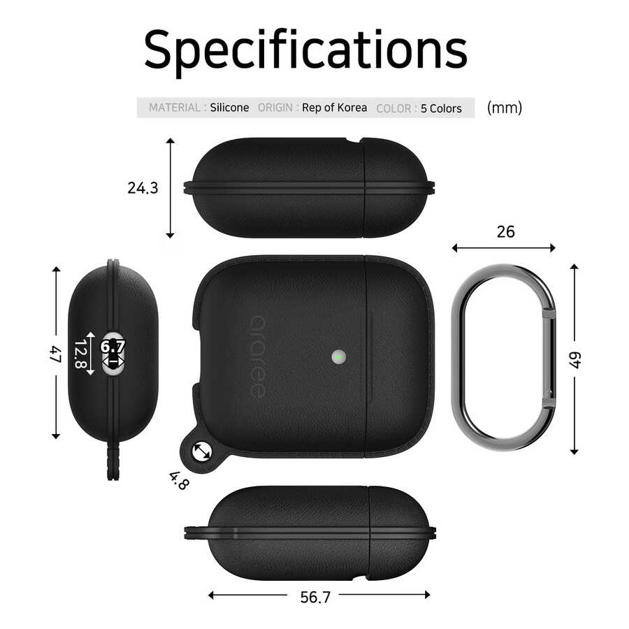 Apple Airpods Case Araree Pops Cover Pink
