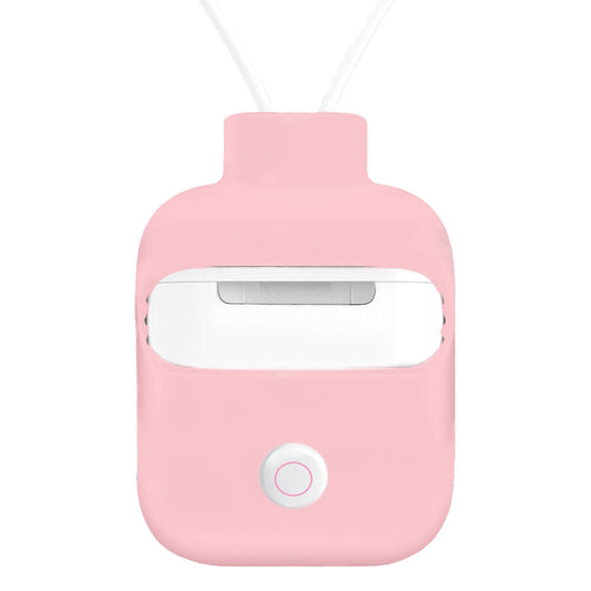 Apple Airpods Kılıf Boyun Askılı Jelly Bean Tasarımlı Lisanslı Switcheasy ColorBuddy Kapak Pembe