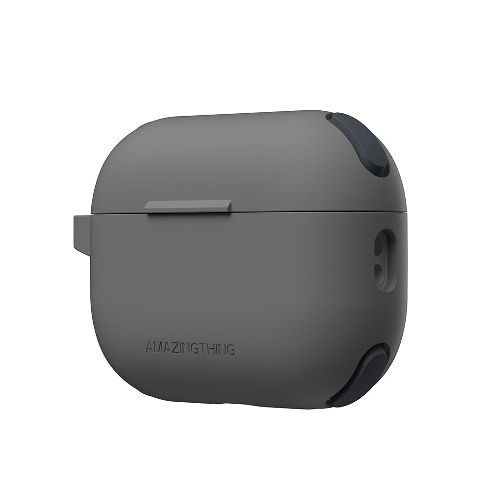 Apple Airpods Pro 2 Amazingthing Airbag Corner Design Omni Series Silicone Cover Desert Titanium