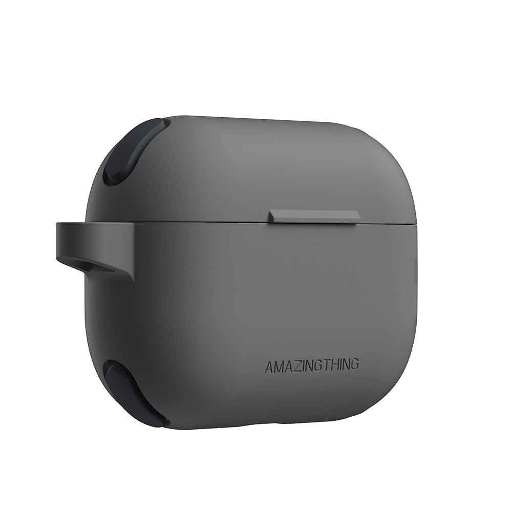 Apple Airpods Pro 2 Amazingthing Airbag Corner Design Omni Series Silicone Cover Black