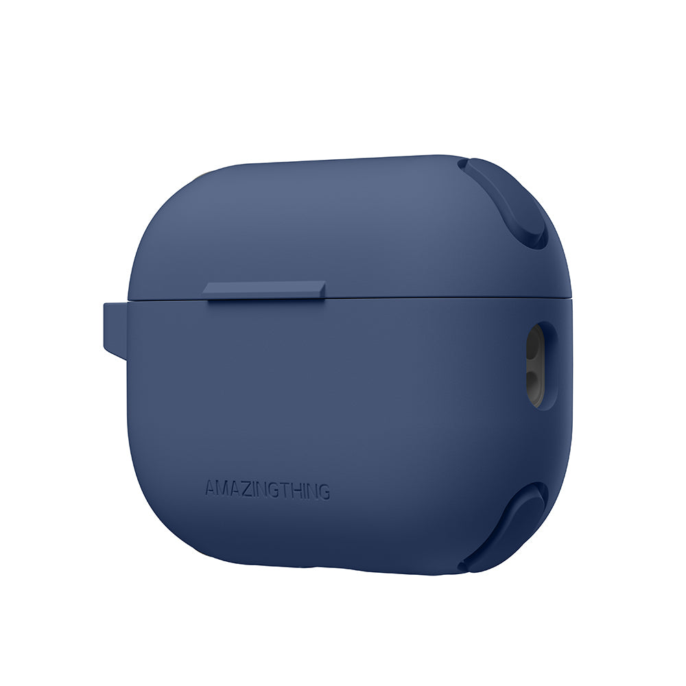 Apple Airpods Pro 2 Amazingthing Airbag Corner Design Omni Series Silicone Cover Navy Blue