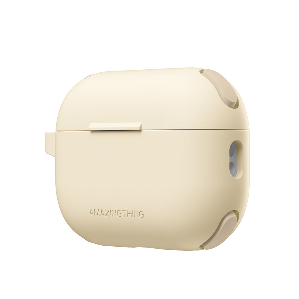 Apple Airpods Pro 2 Amazingthing Airbag Corner Design Omni Series Silicone Cover Desert Titanium