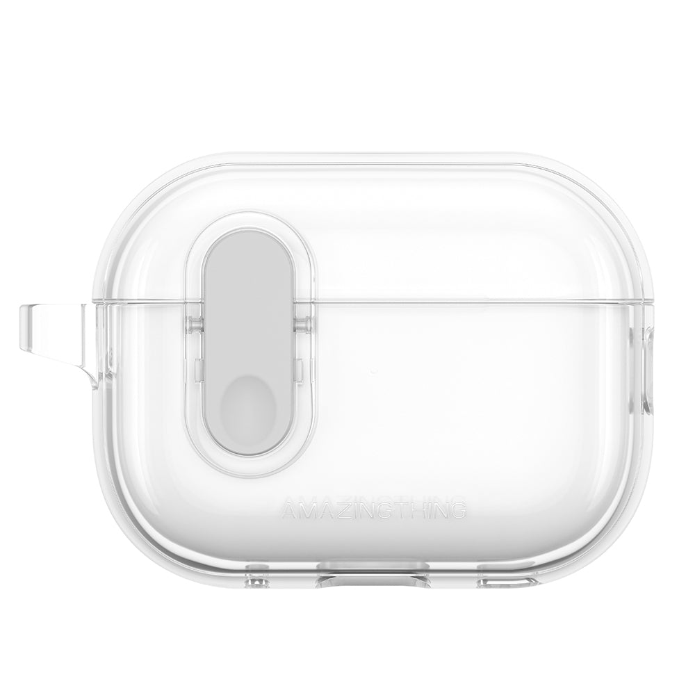 Apple Airpods Pro 2 Amazingthing Magnetic Lock Design Minimal Series Case Transparent