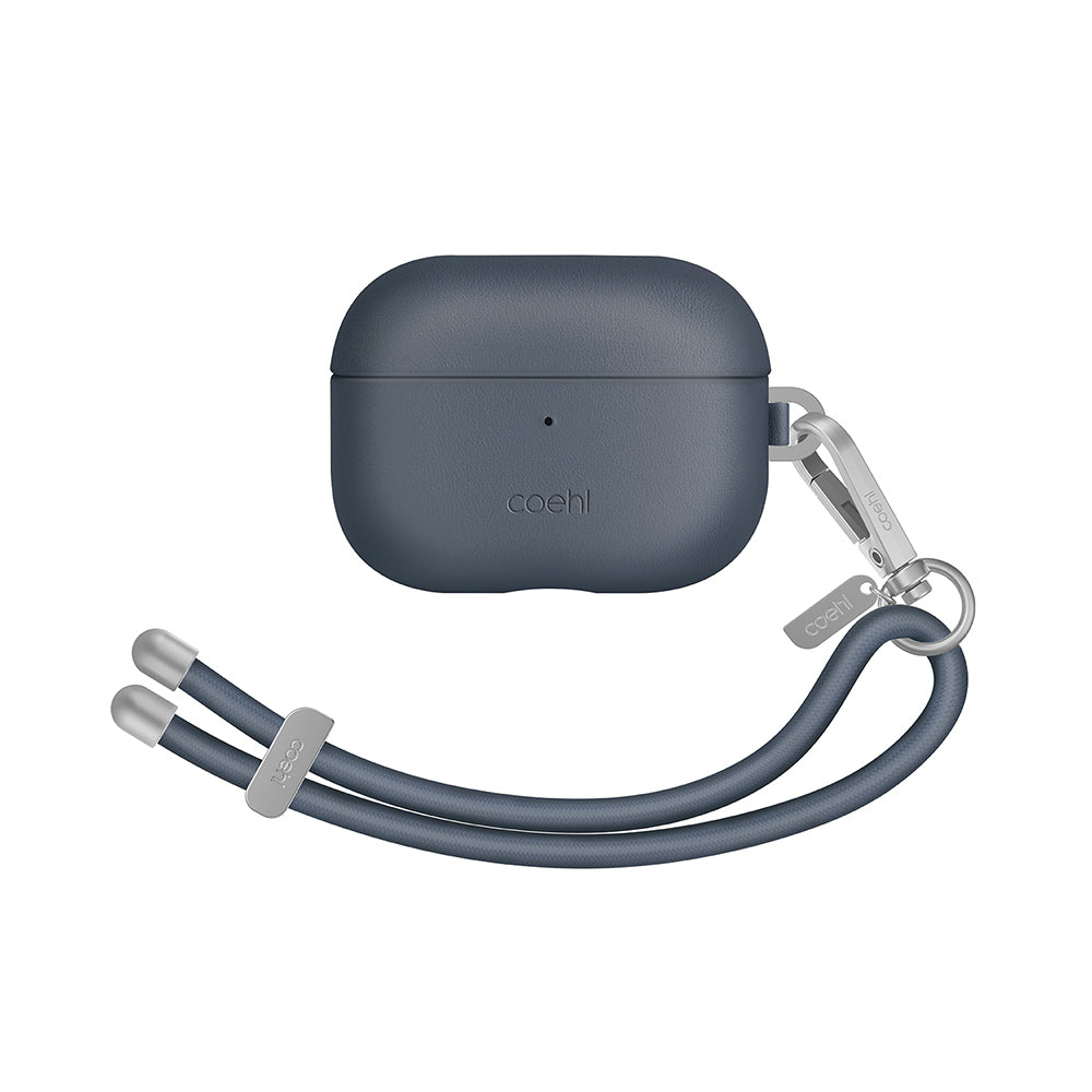 Apple Airpods Pro 2 Case with Strap Coehl Haven Cover Navy Blue