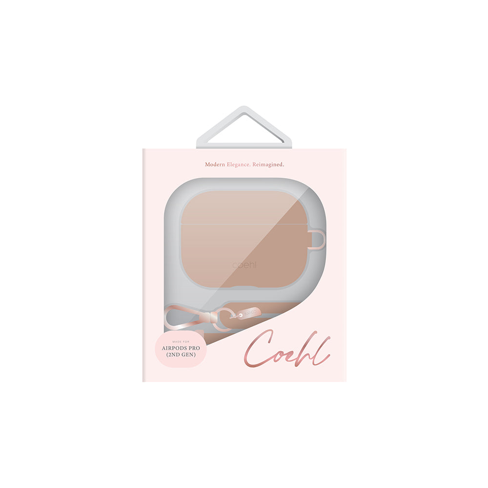 Apple Airpods Pro 2 Case with Strap Coehl Haven Cover Pink