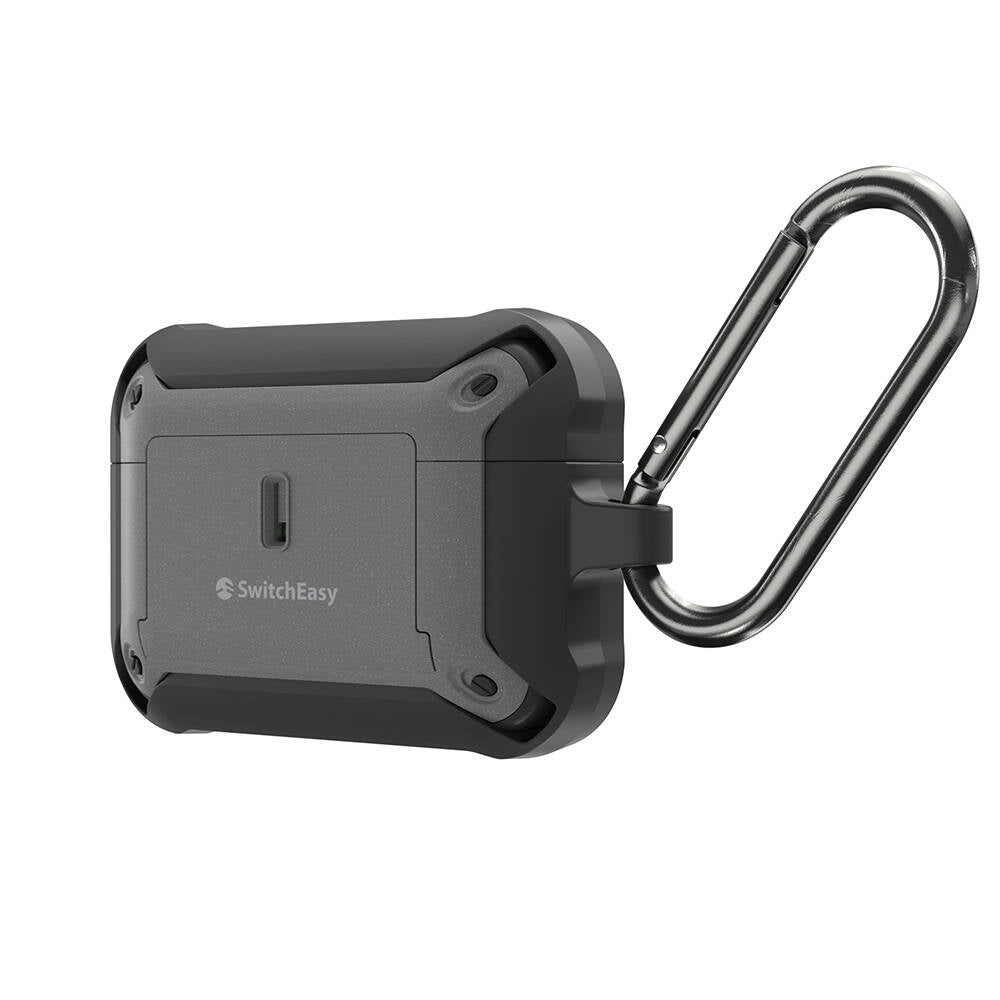 Apple Airpods Pro 2 Case with Strap, Robust Design, Licensed Switcheasy Guardian Cover, Gray
