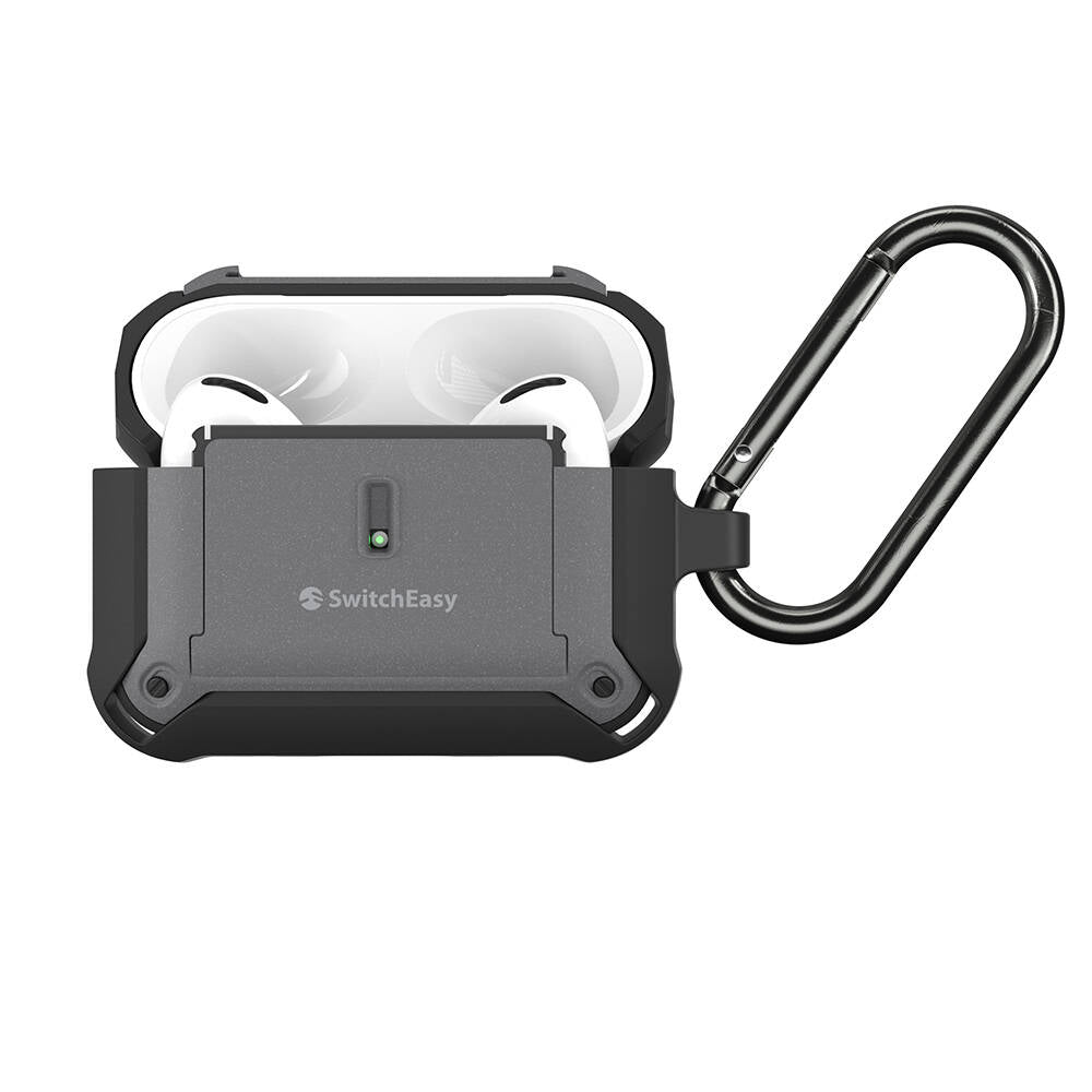 Apple Airpods Pro 2 Case with Strap, Robust Design, Licensed Switcheasy Guardian Cover, Gray