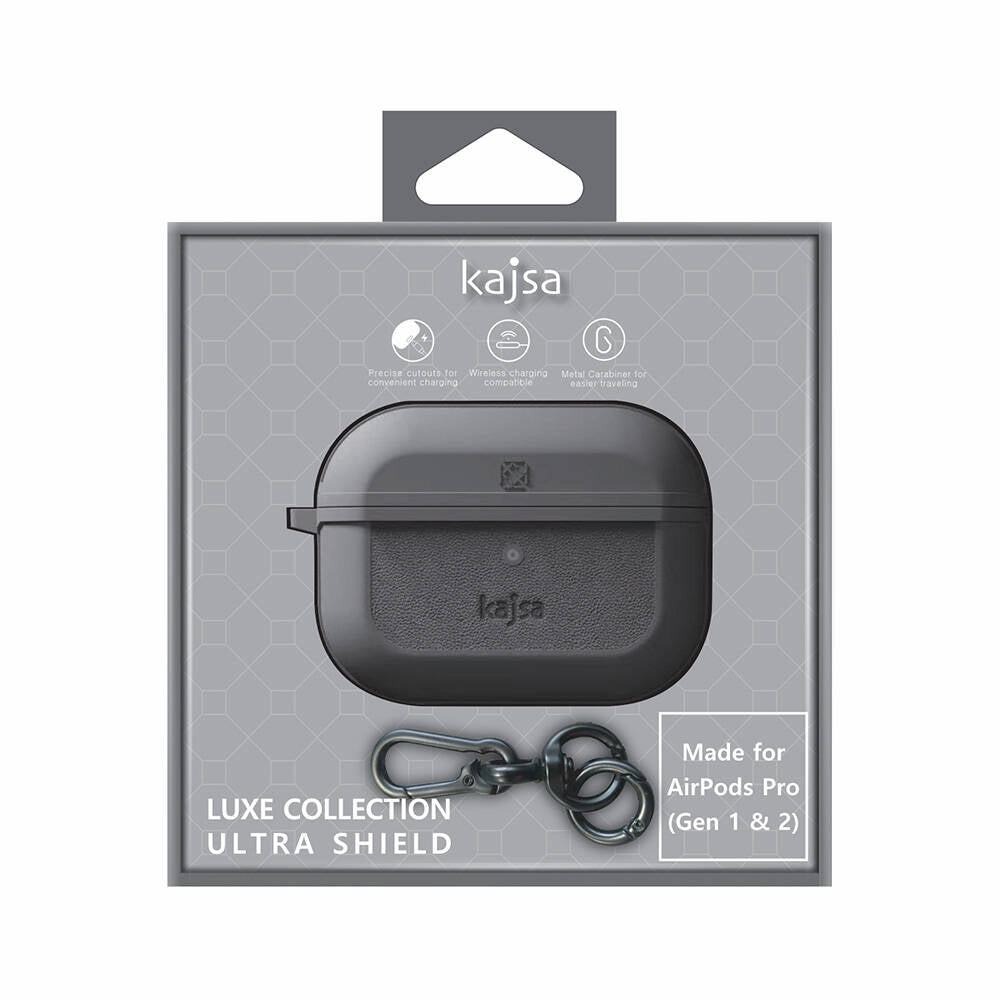 Apple Airpods Pro 2 Case Kajsa Luxe Collection Wireless Charging Compatible Case Olive