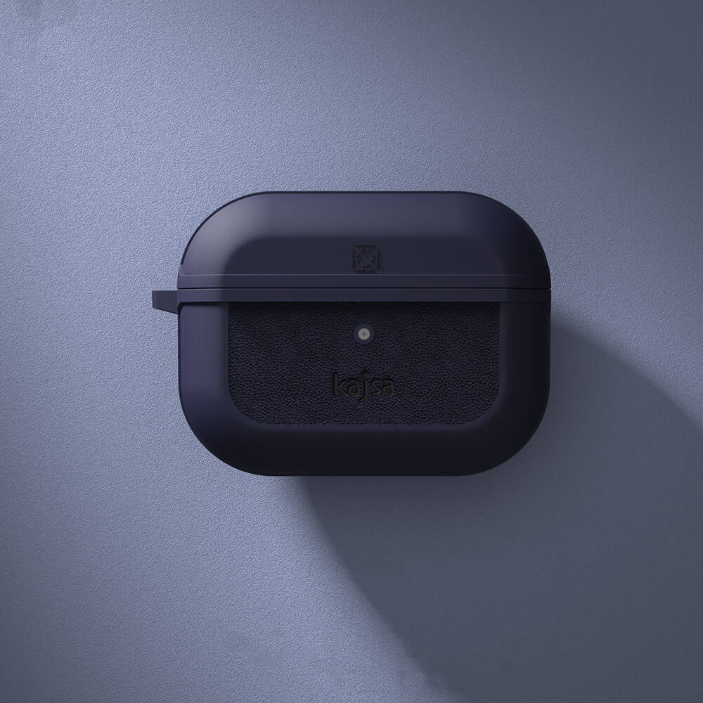 Apple Airpods Pro 2 Case Kajsa Luxe Collection Wireless Charging Compatible Case Gray