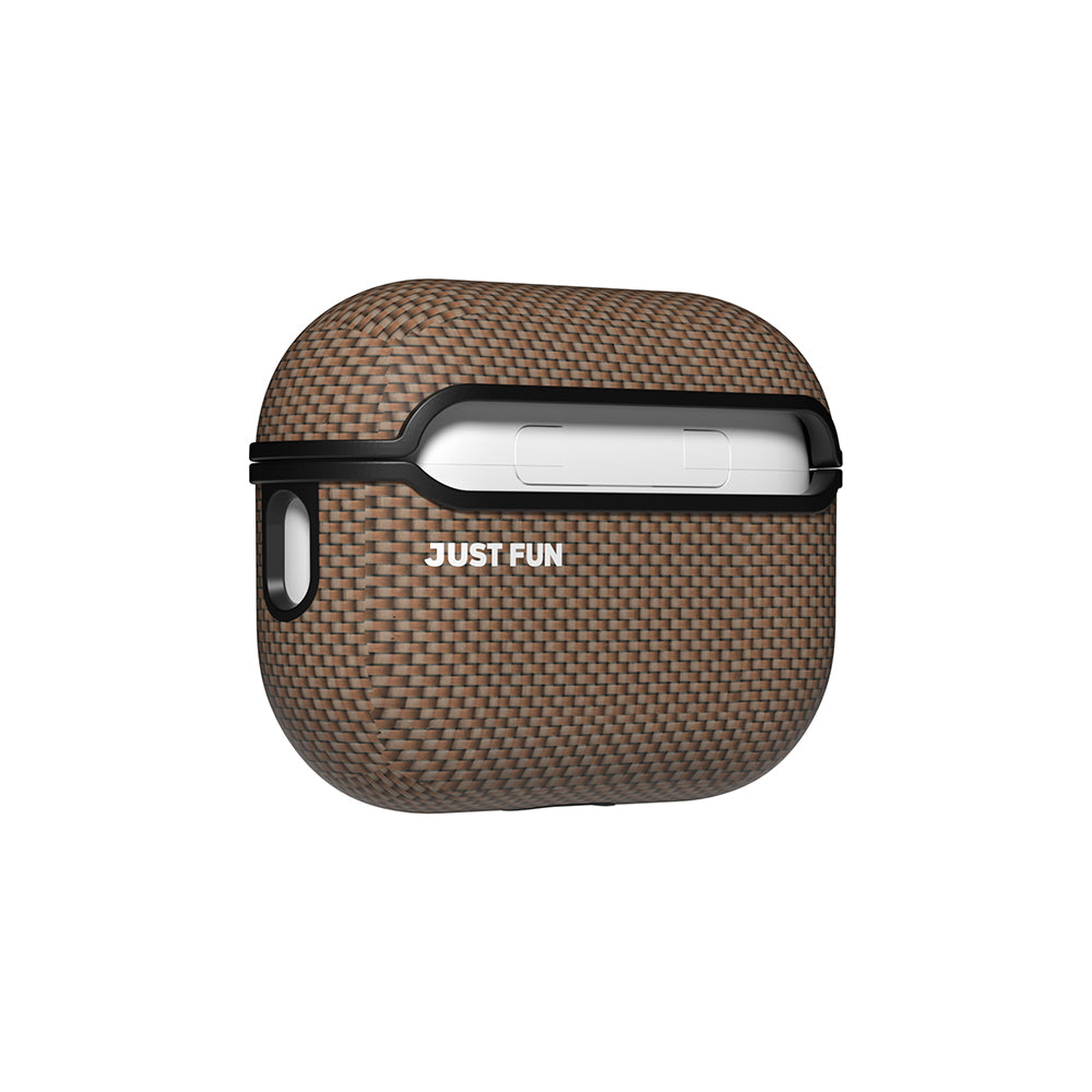 Apple Airpods Pro 2 Case M-safe Charging Feature Aramid Fiber Youngkit 1500D Kevlar Extreme Wing Series Cover Gold