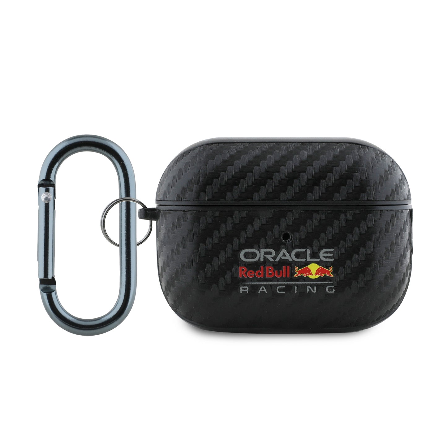 Apple Airpods Pro 2 Case Redbull Original Licensed PU Carbon Fiber Design Cover with Strap Black