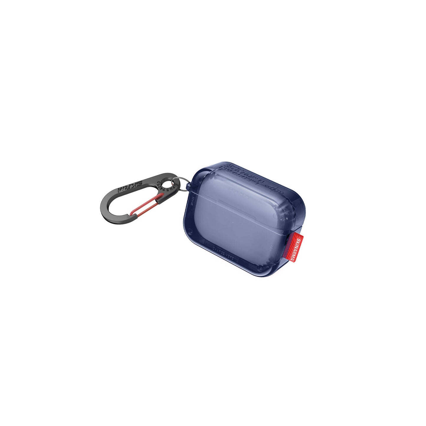 Apple Airpods Pro 2 Case SkinArma Transparent Color Airbag Design Saido Case Navy Blue