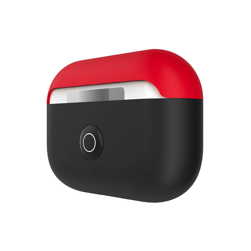 Apple Airpods Pro Case with Neck Strap and Glowing Buttons Licensed Switcheasy Colors Silicone Cover White