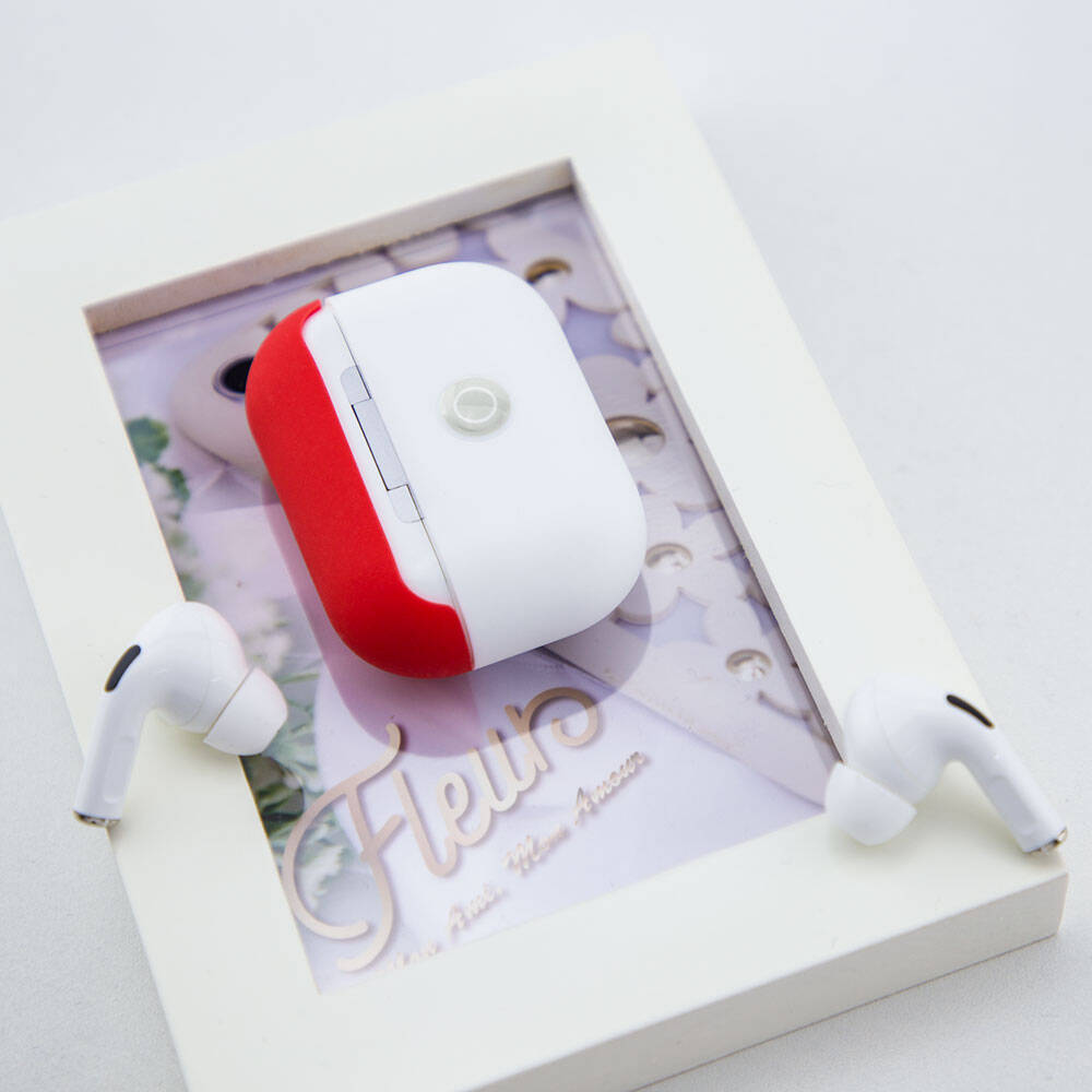 Apple Airpods Pro Kılıf Boyun Askılı Parlayan Düğmeli Lisanslı Switcheasy Colors Silikon Kapak Siyah