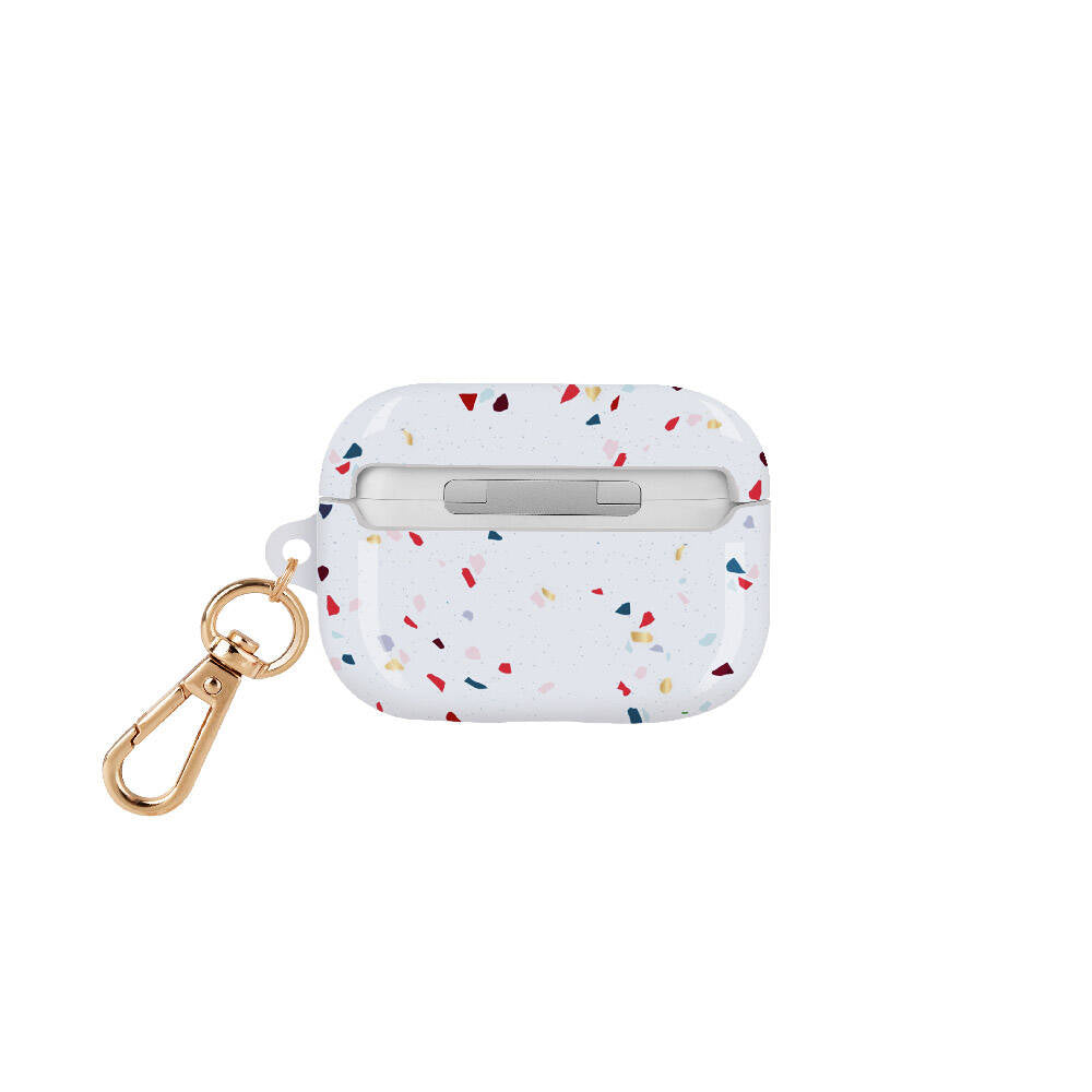 Apple Airpods Pro Case Mosaic Patterned Coehl Terrazzo Cover White