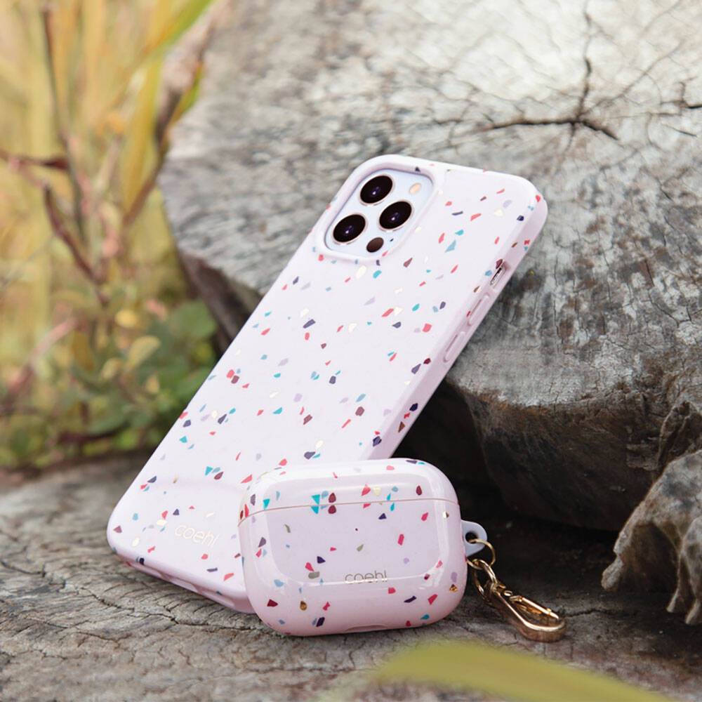 Apple Airpods Pro Case Mosaic Patterned Coehl Terrazzo Cover White