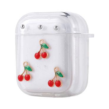 Apple Airpods Zore Airbag 44 Airbag Tasarımlı Simli Şeffaf Kutup Kılıf Yıldız