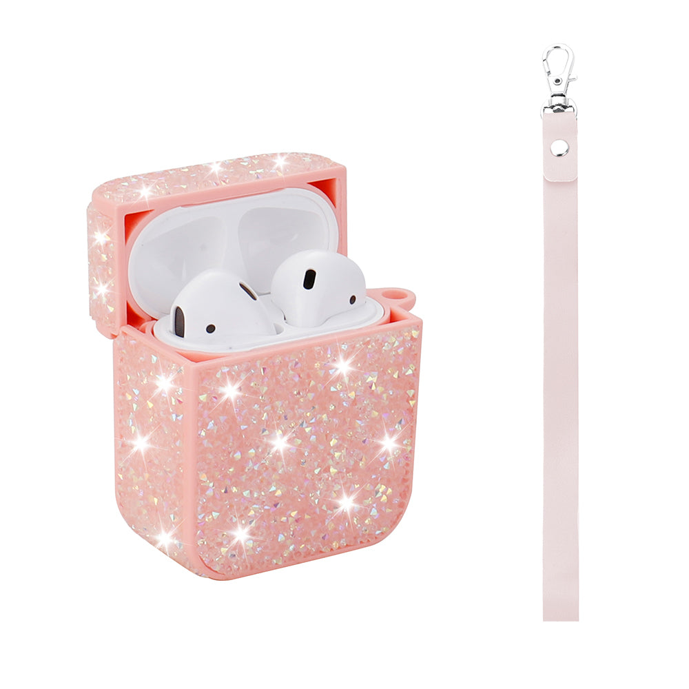 Apple Airpods Zore Airbag 45 Bilek Askı Aparatlı Simli Şeffaf Kılıf Gümüş