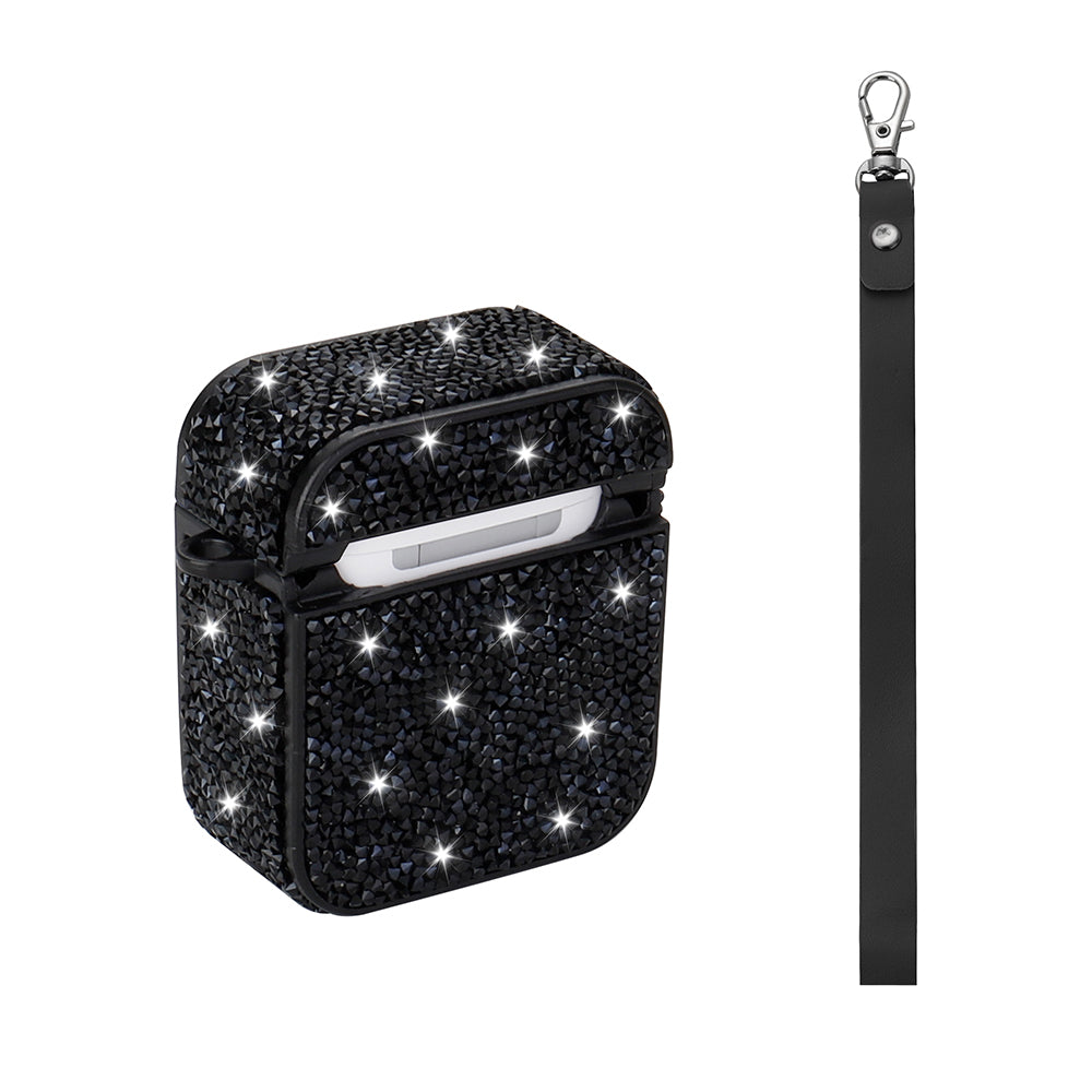 Apple Airpods Zore Airbag 45 Bilek Askı Aparatlı Simli Şeffaf Kılıf Gold