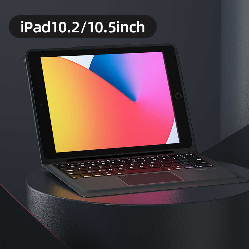 Apple iPad 10.2 2021 (9th Generation) Benks Multifunctional Wireless Keyboard Case Black
