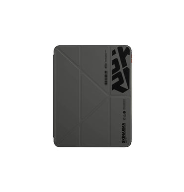 Apple iPad 10.2 2021 (9.Nesil) Kılıf SkinArma Desenli Airbag Tasarımlı Standlı Spunk Kapak Koyu Yeşil