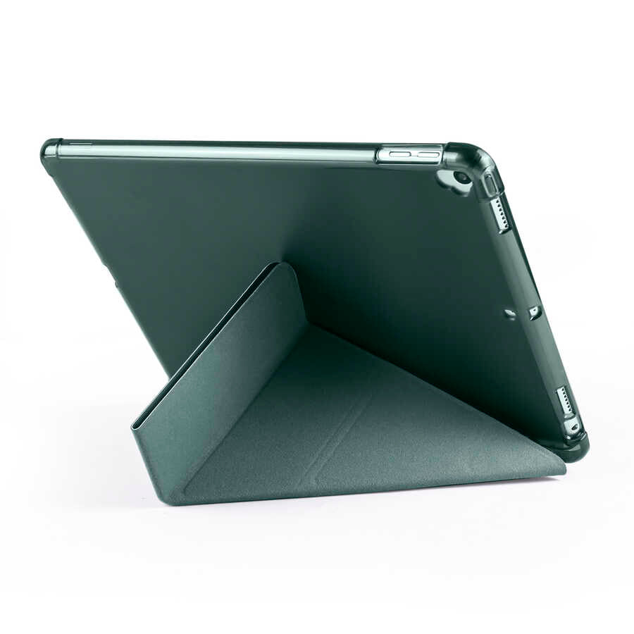 Apple iPad 10.2 2021 (9th Generation) Case Zore Tri Folding Stand Case with Pencil Compartment Lilac