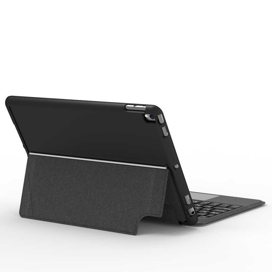 Apple iPad 10.2 2021 (9th Generation) Wiwu Mag Touch Keyboard Stand Case Black