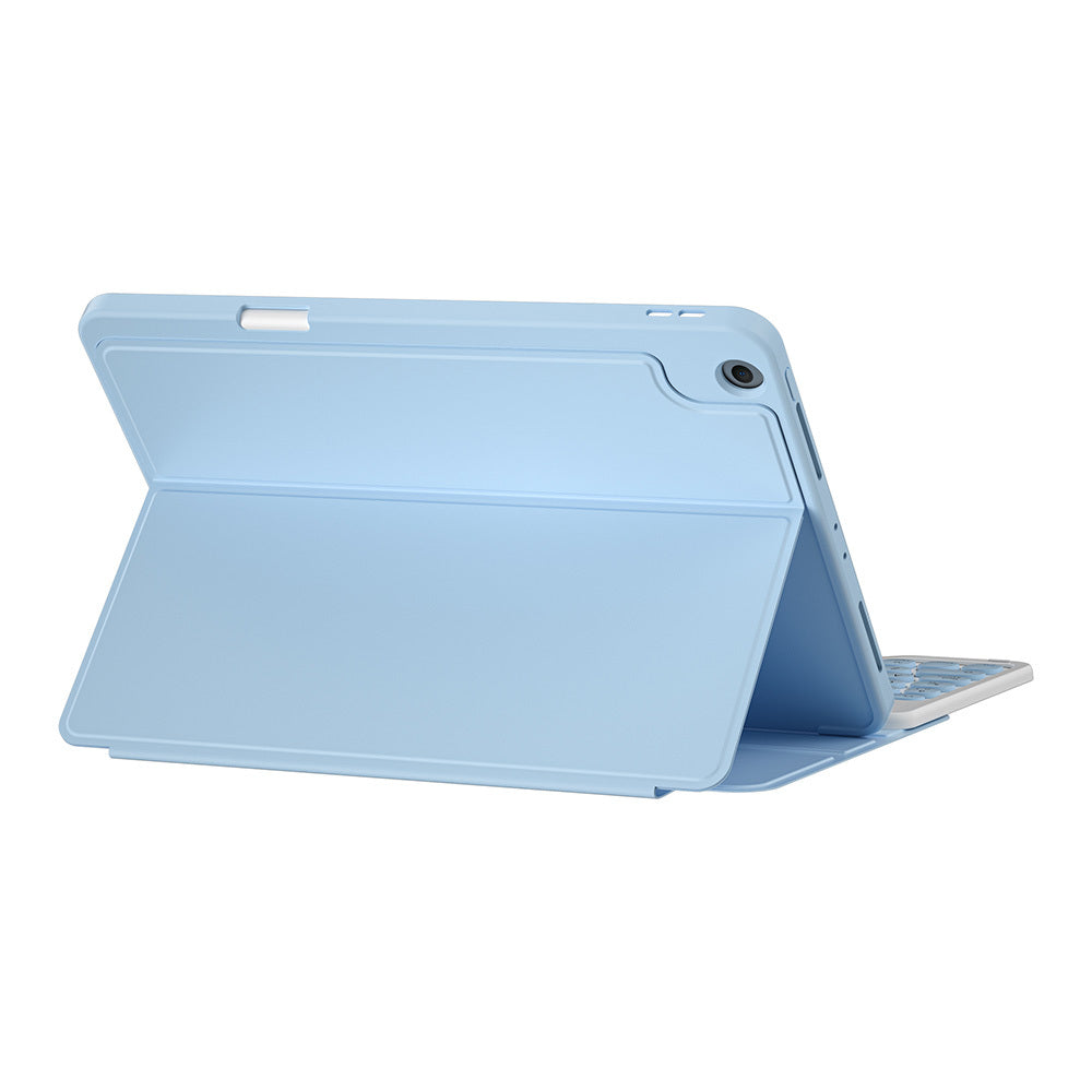 Apple iPad 10.2 (8th Generation) Wiwu Protective Keyboard Case with Hidden Pen Compartment Blue